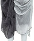 Drape Gather Lace Skirt